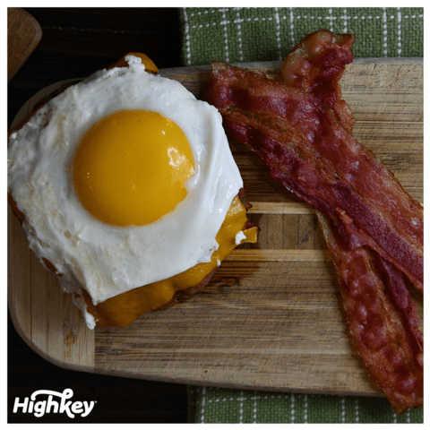 Keto Friendly Bacon Cheeseburger with Fried Egg Recipe-HighKey
