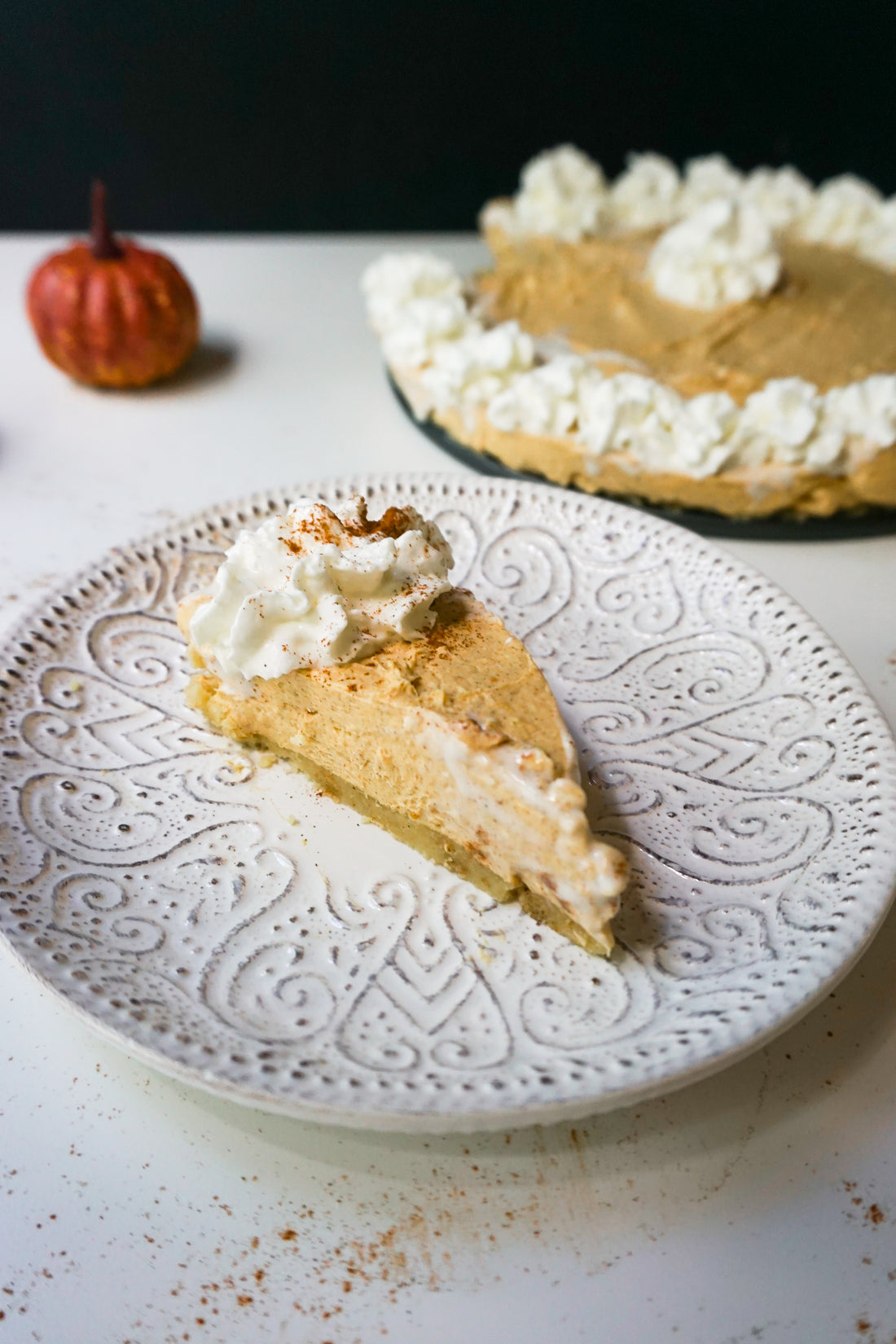 Low- Carb Pumpkin Cheesecake Recipe-HighKey