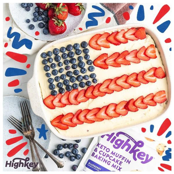Berry Fourth of July Flag Cake-HighKey
