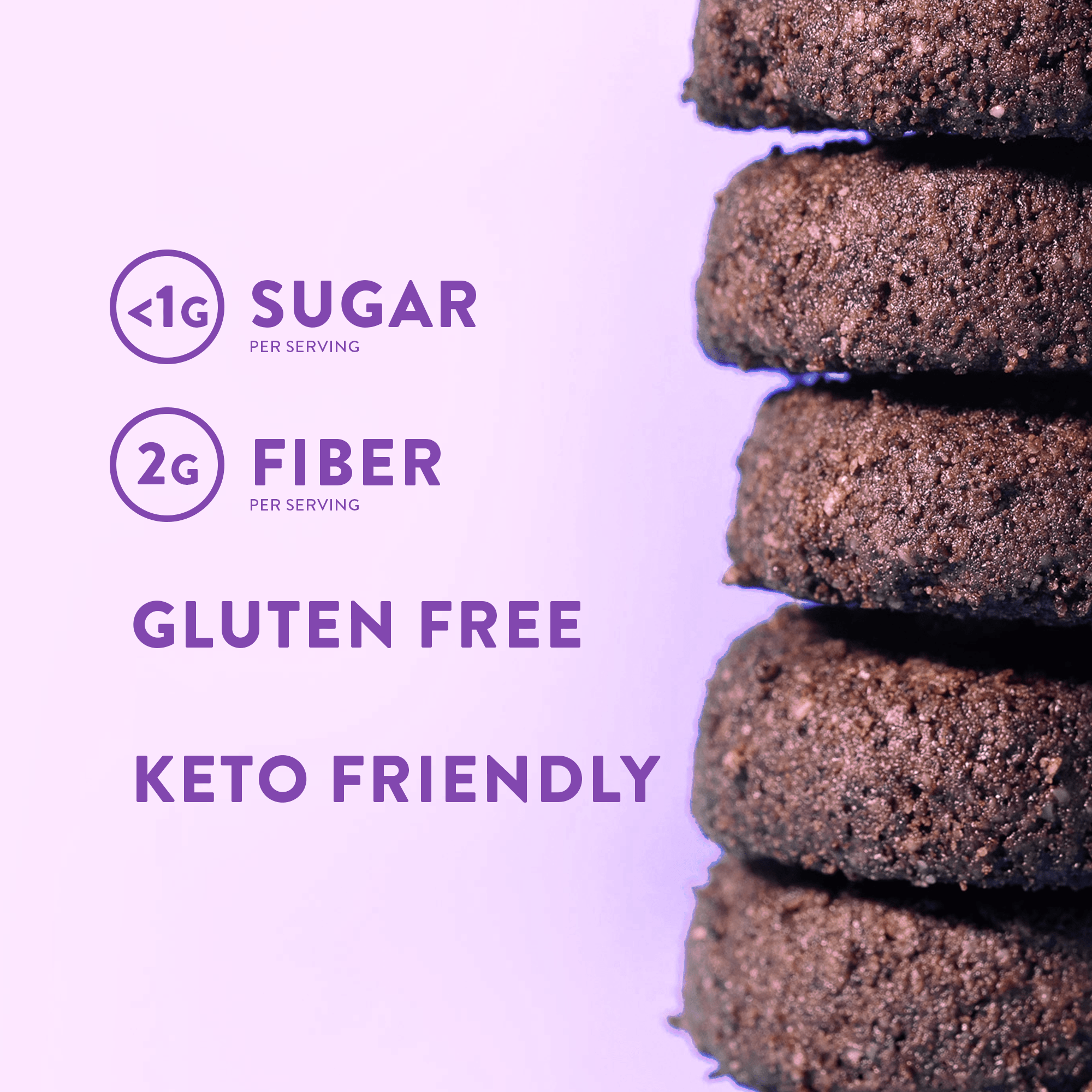 Mini Cookies: Double Chocolate Brownie (3 Pack - 2.25 oz bags)
