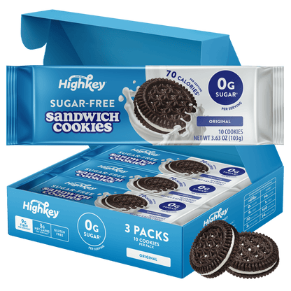 Sugar Free Sandwich Cookies (3 Packs of 10 Cookies)