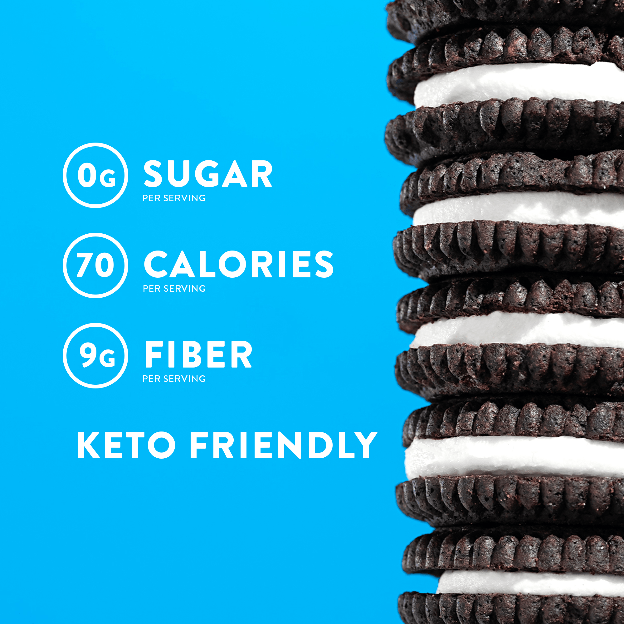 Sugar Free Sandwich Cookies (3 Packs of 10 Cookies)