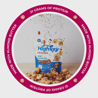 Protein Mini-Cookies: Chocolate Chip (6 Pack - 3.5 oz bags)
